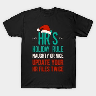 Human Resources Christmas T-Shirt